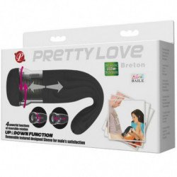 PRETTY LOVE - MASTURBADOR MULTIFUNCIÓN RECARGABLE BRETON