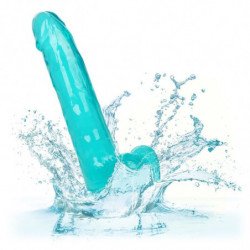 CALEX SIZE QUEEN DILDO - AZUL 20.3 CM