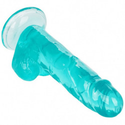 CALEXOTICS - DILDO TAMAÑO QUEEN AZUL 15,3 CM