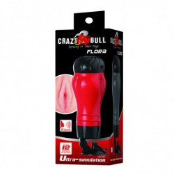 TORO LOCO - VAGINA FLORA CON BASE DE MASTURBADOR DE VOZ