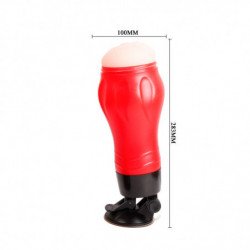 BAILE CRAZYFLORA VAGINA CON BASE MASTURBADOR