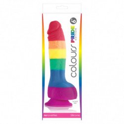 PRIDE - DILDO BANDERA LGBT 15 CM