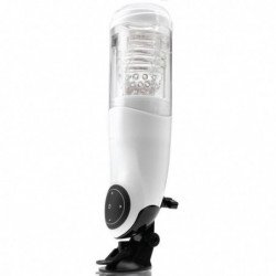 EXTREME TOYZ - PDX MEGA BATOR MASTURBADOR USB MASCULINO VAGINA BLANCO