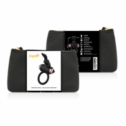 COQUETTE CHIC DESIRE - ANILLO PARA EL PENE CON VIBRADOR NEGRO/DORADO