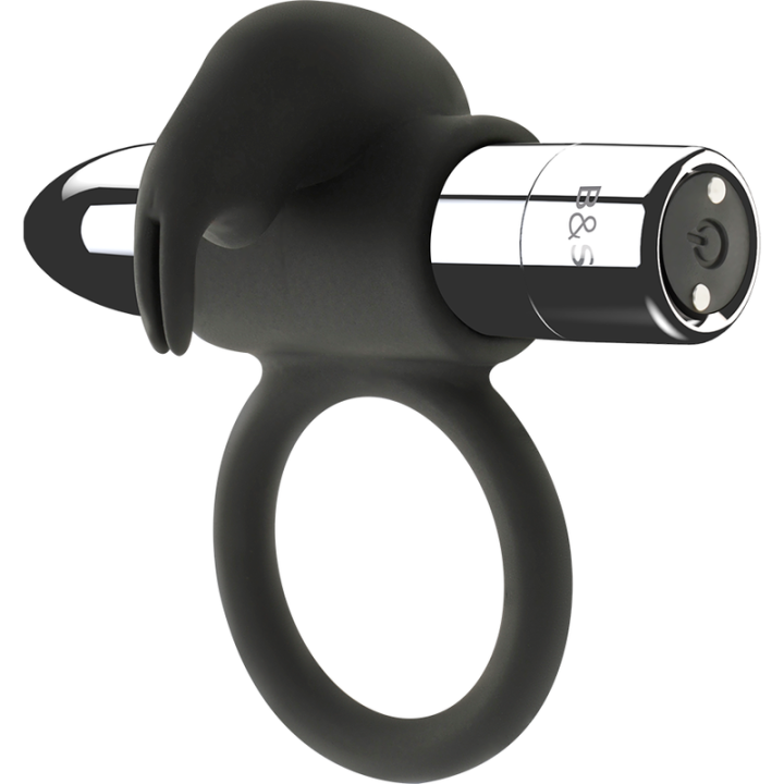 BLACK&SILVER BURTON ANILLO RECARGABLE 10 MODOS VIBRACION