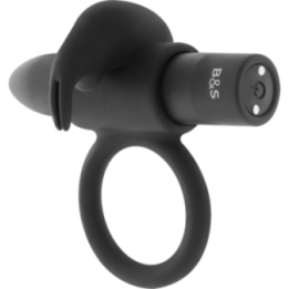 BLACK&SILVER BURTON ANILLO 10 MODOS VIBRACION NEGRO