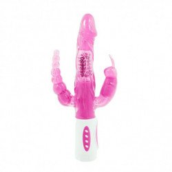 BAILE - CONEJITO PRECIOSO VIBRADOR ROTATORIO TRIPLE