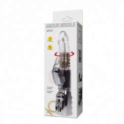 BAILE - MISIL AMOUR ROTADOR TRANSPARENTE 26,5 CM