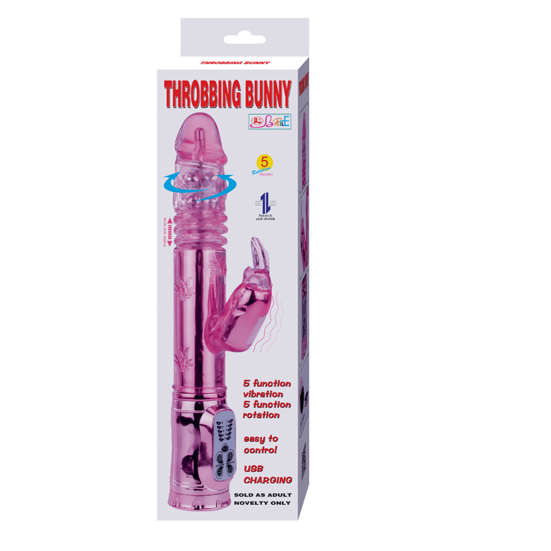BAILE - ROTADOR ROSA DESENFRENADO CON CONEJOS PALPIANTES