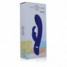 VIBRADOR OSCILANTE DE SILICONA CON FORMA DE CONEJO LILA INTENSO - SUSY