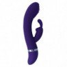 VIBRADOR OSCILANTE DE SILICONA CON FORMA DE CONEJO LILA INTENSO - SUSY