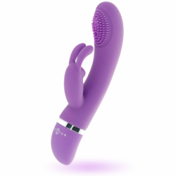 INTENSE - VIBRADOR OSCILANTE DE SILICONA CON FORMA DE CONEJO LILA SUSY