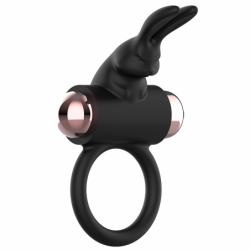 COQUETTE CHIC DESIRE - ANILLO PARA EL PENE CON VIBRADOR NEGRO/DORADO