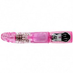 BAILE - VIBRADOR CON ROTACIÓN Y ROTACIÓN MÚLTIPLE DE CONEJO