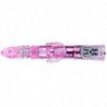BAILE - VIBRADOR RECARGABLE CON ROTACIÓN Y ESTIMULADOR DE MANTEQUILLA PULSOANTE