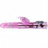 BAILE - VIBRADOR RECARGABLE CON ROTACIÓN Y ESTIMULADOR DE MANTEQUILLA PULSOANTE