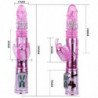 BAILE - VIBRADOR RECARGABLE CON ROTACIÓN Y ESTIMULADOR DE MANTEQUILLA PULSOANTE