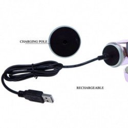 BAILE - VIBRADOR RECARGABLE CON ROTACIÓN Y ESTIMULADOR DE MANTEQUILLA PULSOANTE