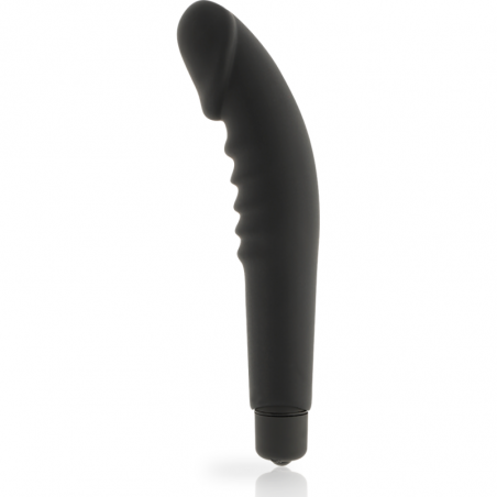 DOLCE VITA  REALISTIC  PLEASURE VIBRADOR SILICONA NEGRO