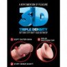 KINGCOCK DILDO TRIPLE DENSIDAD 14 CM
