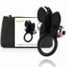 COQUETTE CHIC DESIRE - ANILLO PARA PENE CON FORMA DE MARIPOSA Y VIBRADOR NEGRO/DORADO