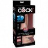 KINGCOCK DILDO TRIPLE DENSIDAD 14 CM