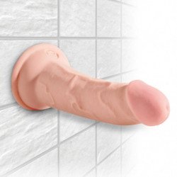 KING COCK - DILDO DE TRIPLE DENSIDAD 21,6 CM