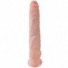KING COCK - DILDO CON TESTÍCULOS DE 35,6 CM DE CARNE