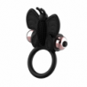 COQUETTE CHIC DESIRE - ANILLO PARA PENE CON FORMA DE MARIPOSA Y VIBRADOR NEGRO/DORADO