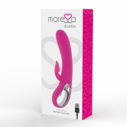 MORESSA - DUSTIN SUCCIÓN CLITORAL Y POTENTE VIBRACIÓN SILICONA PREMIUM RECARGABLE