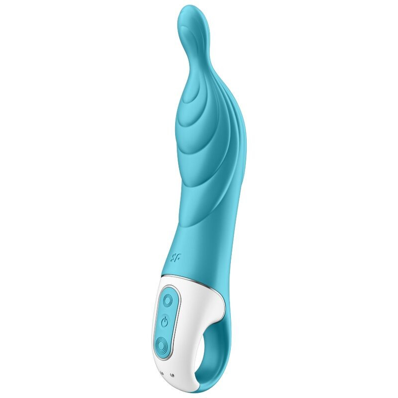 SATISFYER - INCREÍBLE VIBRADOR TURQUESA DE 2 PUNTOS