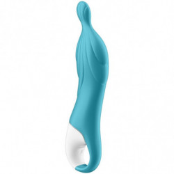 SATISFYER - INCREÍBLE VIBRADOR TURQUESA DE 2 PUNTOS