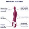 SATISFACTOR - INCREÍBLE VIBRADOR 1 ASPOT BERRY