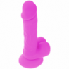 DIVERSIA DILDO FLEXIBLE CON VIBRACION 20.5 CM - LILA