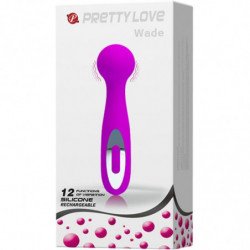 PRETTY LOVE - MASAJEADOR RECARGABLE WADE CON 12 FUNCIONES
