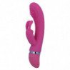 INTENSO - VIBRADOR OSCILANTE SUSY DE SILICONA ROSA CONEJO