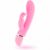 INTENSO - VIBRADOR OSCILANTE SUSY DE SILICONA ROSA CONEJO