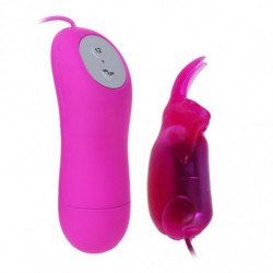 BAILE - VIBRADOR CON FORMA DE CONEJITO SECRETO Y LINDO, 12 VELOCIDADES