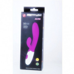 AMOR PRECIOSO - VIBRADOR ALVIS DE FLIRTATION CON ESTIMULADOR DE CLÍTORIS