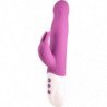 SIETE CREACIONES - VIBRADOR DE CONEJO EUFÓRICO CON ROTACIÓN LILA