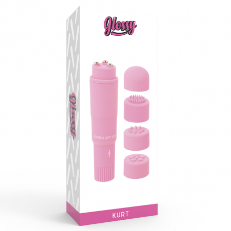 GLOSSY POCKET  KURT MASAJEADOR ROSA