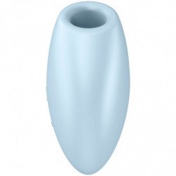 SATISFACTOR - ESTIMULADOR Y VIBRADOR DE PULSO DE AIRE CORAZÓN LINDO AZUL
