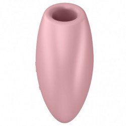 SATISFACTOR - ESTIMULADOR Y VIBRADOR DE PULSO DE AIRE CON FORMA DE CORAZÓN LINDO, ROSA