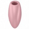 SATISFACTOR - ESTIMULADOR Y VIBRADOR DE PULSO DE AIRE CON FORMA DE CORAZÓN LINDO, ROSA