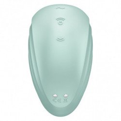 SATISFYER PEARL DIVER ESTIMULADOR Y VIBRADOR - VERDE