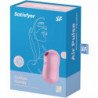 SATISFACTOR - ESTIMULADOR Y VIBRADOR DE PULSO DE AIRE CON COLOR ALGODÓN DE AZÚCAR LILA