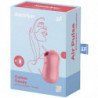 SATISFACTOR - ESTIMULADOR Y VIBRADOR DE PULSO DE AIRE CON SABOR A ALGODÓN DE AZÚCAR, ROSA