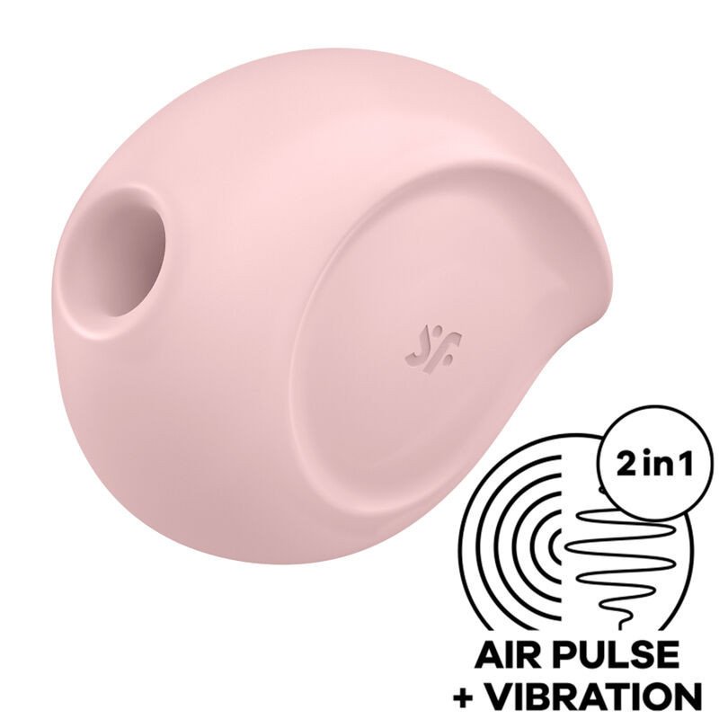 SATISFACTOR - ESTIMULADOR DE PULSO DE AIRE Y VIBRADOR SUGAR RUSH ROSA