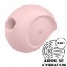 SATISFACTOR - ESTIMULADOR DE PULSO DE AIRE Y VIBRADOR SUGAR RUSH ROSA