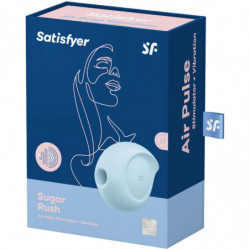 SATISFYER - ESTIMULADOR Y VIBRADOR DE PULSO DE AIRE SUGAR RUSH AZÚCAR